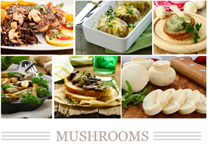 We recommend dishes with mushrooms